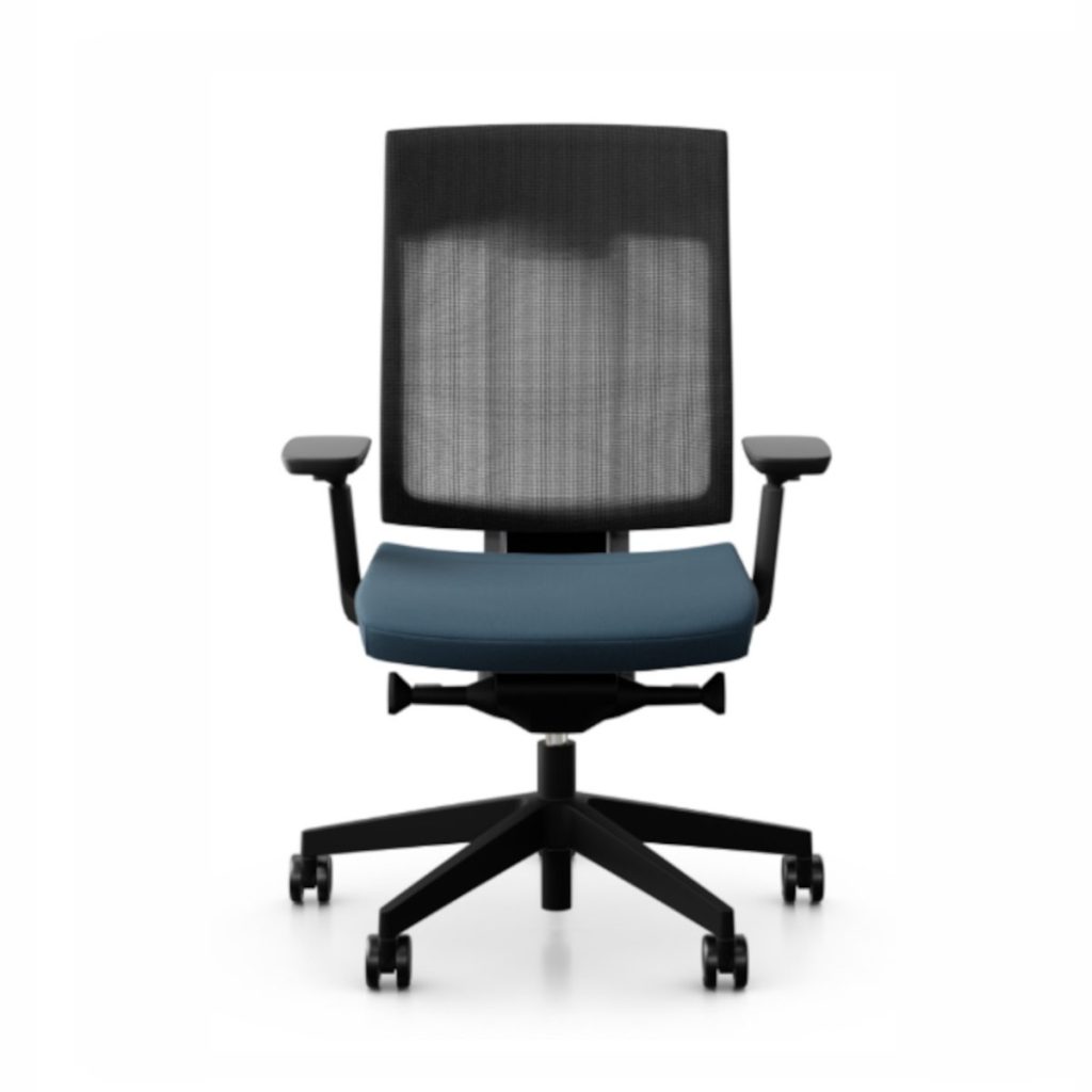 Fauteuil profim xenon net 100 SL avec renfort lombaire translation d'assise et accoudoirs 3d