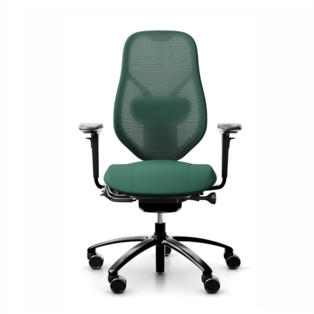 Fauteuil mereo mesh 8412 avec renfort lombaire translation d'assise et accoudoirs 3d