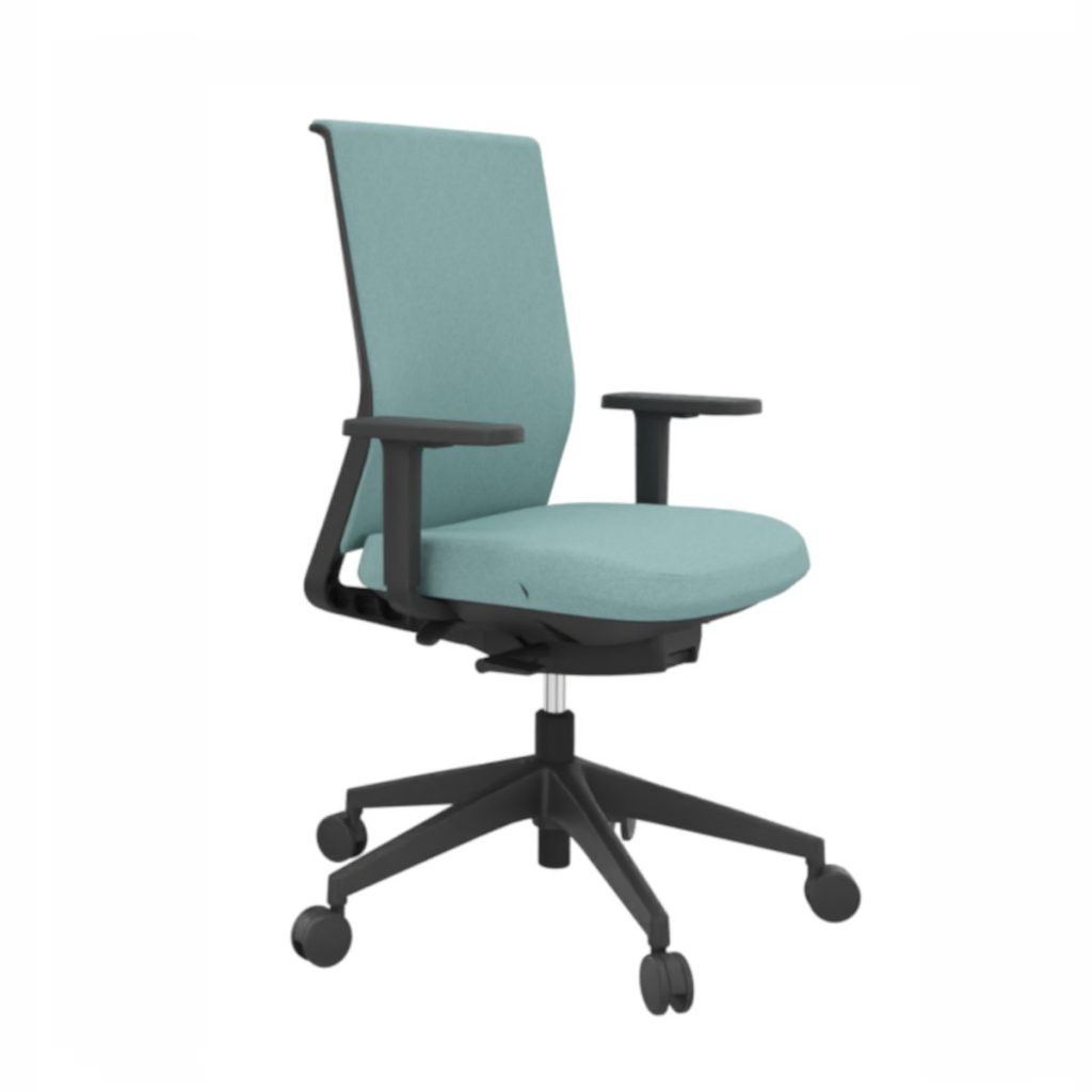 Fauteuil stay actiu avec renfort lombaire translation d'assise et accoudoirs 3d