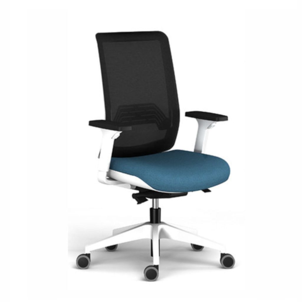 Fauteuil wi-max avec renfort lombaire translation d'assise et accoudoirs 3d