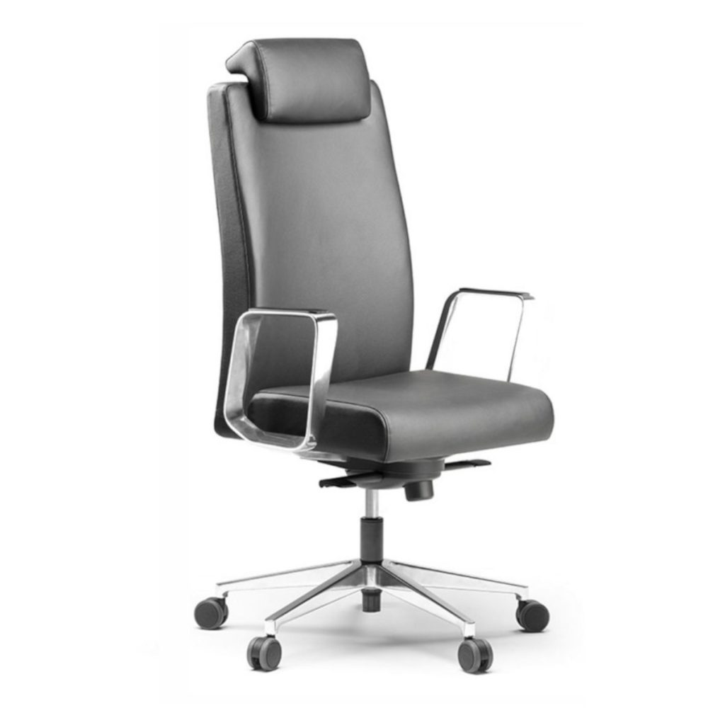 Fauteuil direction bost avec appuie tête mécanique synchrone et translation d’assise