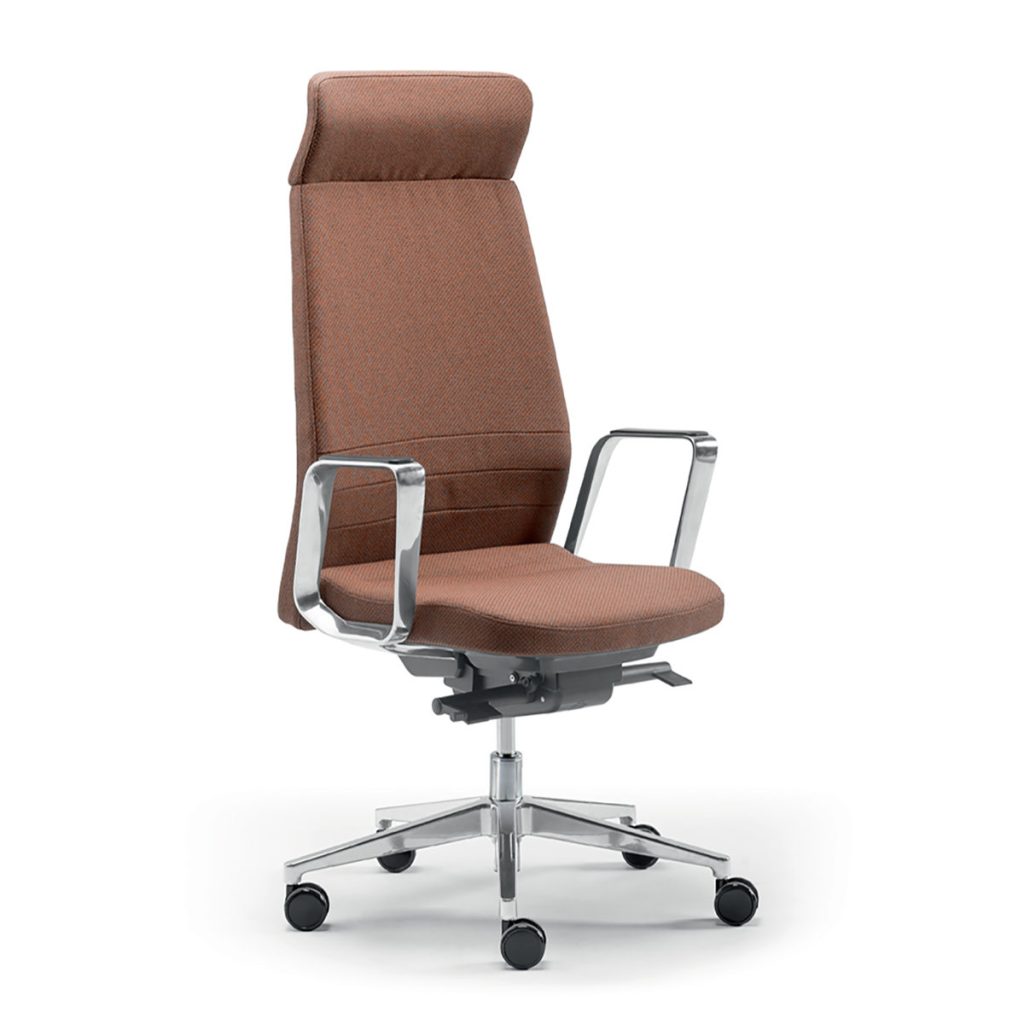 Fauteuil direction eden avec appuie tête mécanique synchrone et translation d’assise