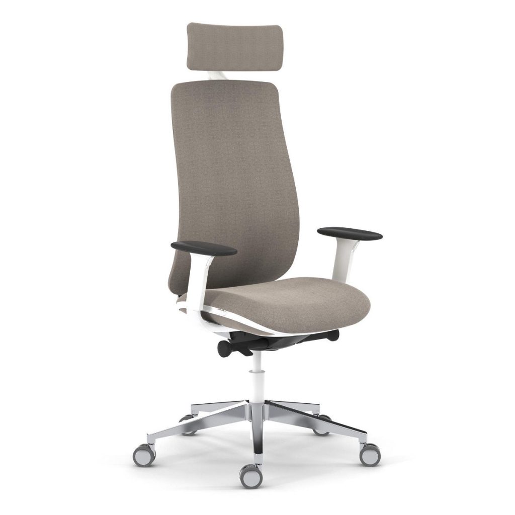 Fauteuil direction avec appuie tête et renfort lombaire